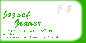 jozsef gramer business card